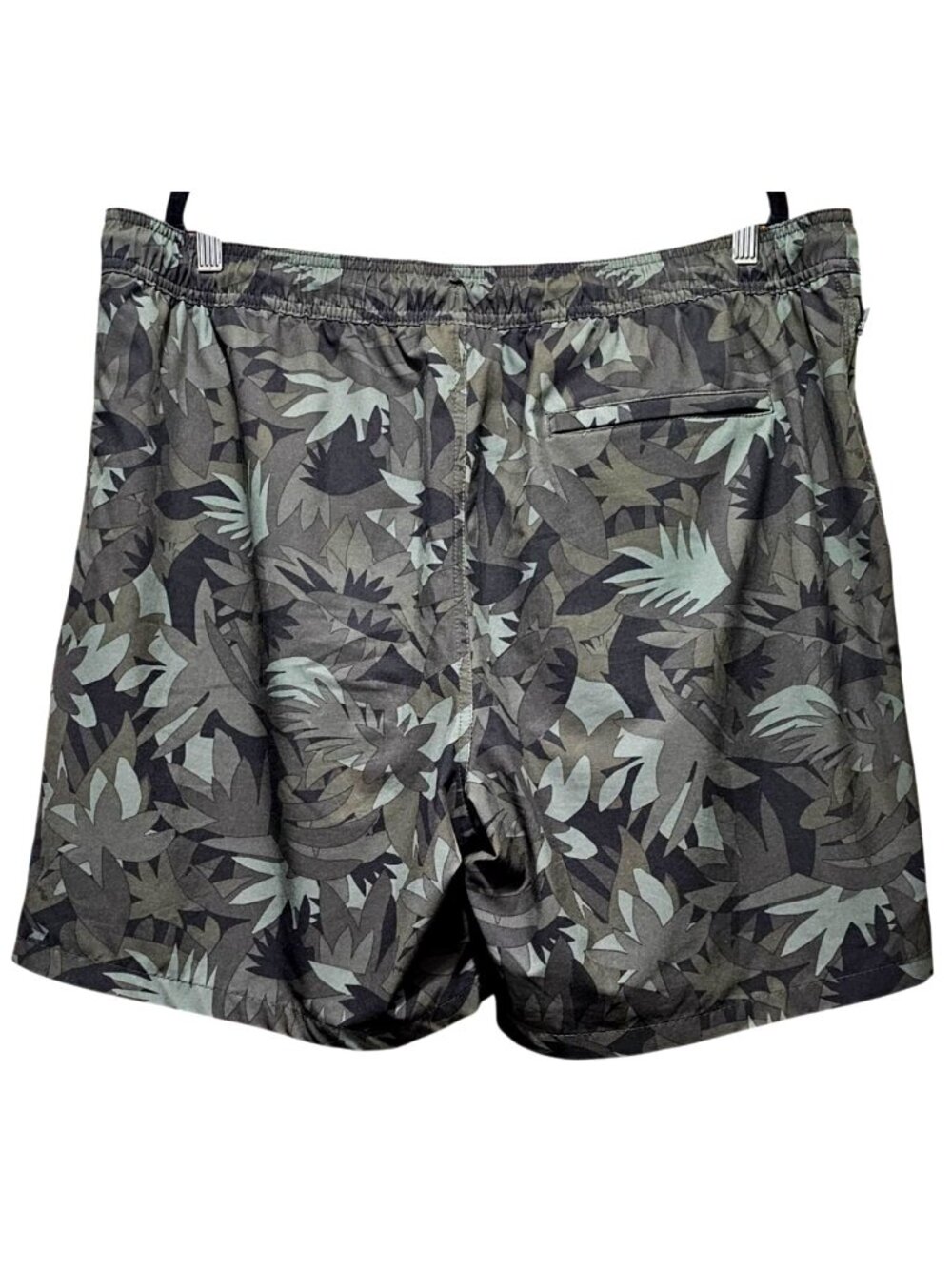 Goodfellow & Co Mens XL Green Camo Swim Trunks With Mesh Lining & Zipper Pocket - Picture 3 of 14
